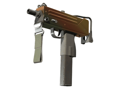 Souvenir MAC-10 | Amber Fade (Well-Worn)