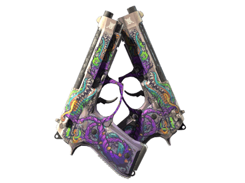StatTrak™ Dual Berettas | Flora Carnivora (Field-Tested)