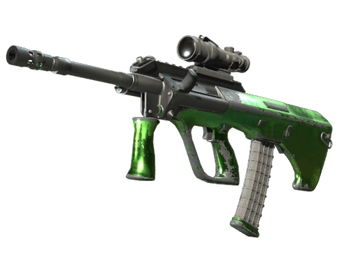 AUG | Carved Jade (Field-Tested)