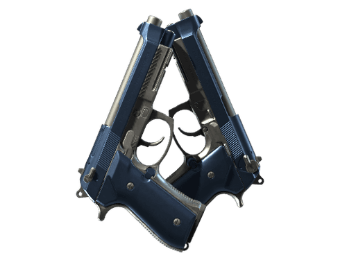 Dual Berettas | Anodized Navy (Minimal Wear)