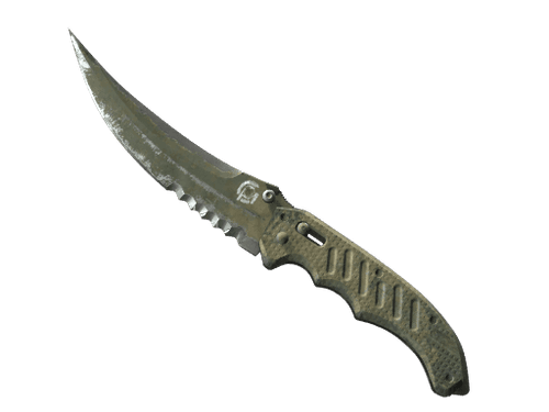 ★ StatTrak™ Flip Knife | Safari Mesh (Battle-Scarred)
