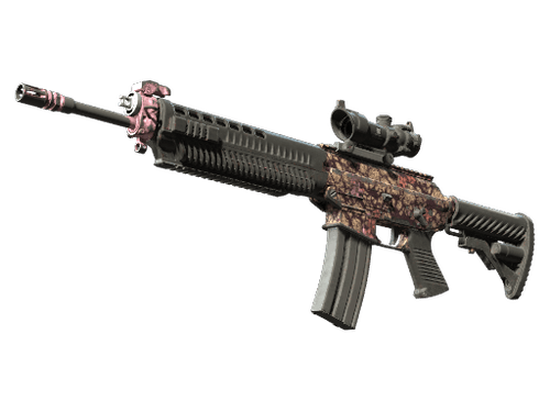 SG 553 | Desert Blossom (Battle-Scarred)