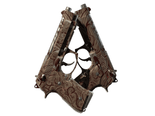 Dual Berettas | Pyre (Well-Worn)