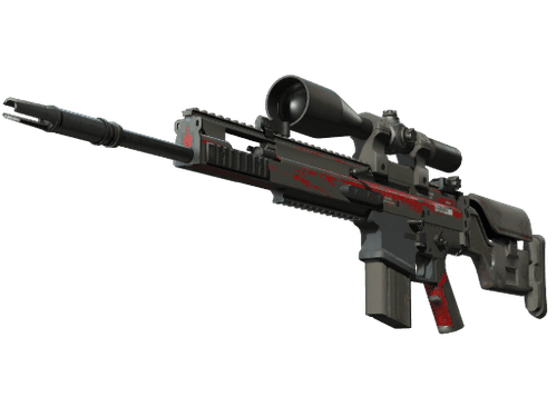 StatTrak™ SCAR-20 | Crimson Web (Battle-Scarred)