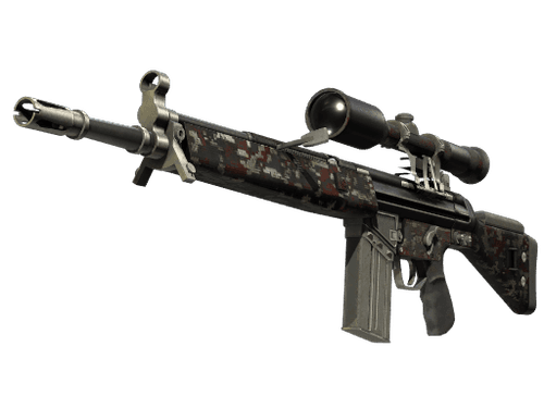StatTrak™ G3SG1 | Digital Mesh (Battle-Scarred)