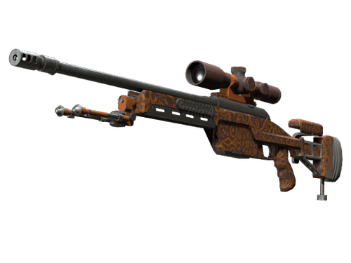 SSG 08 | Orange Filigree (Factory New)