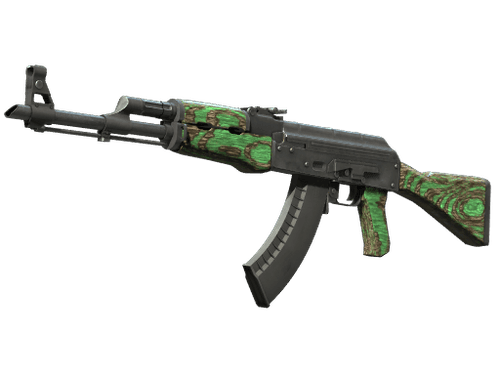 Souvenir AK-47 | Green Laminate (Well-Worn)