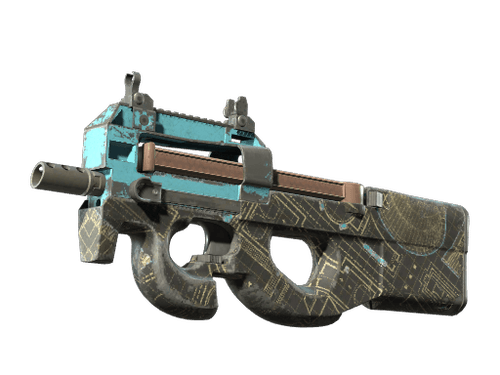 Souvenir P90 | Facility Negative (Well-Worn)