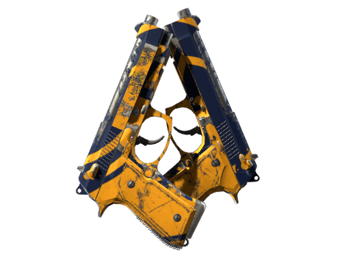 Dual Berettas | Marina (Well-Worn)