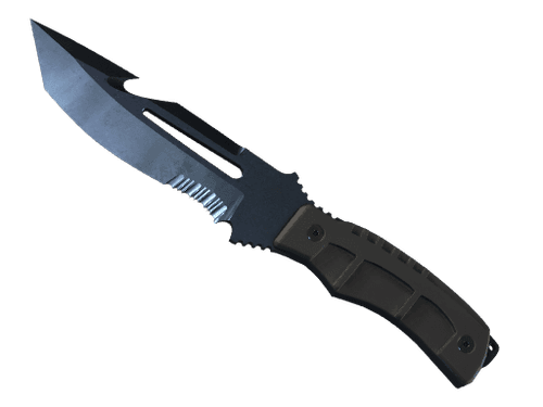 ★ StatTrak™ Survival Knife | Blue Steel (Field-Tested)