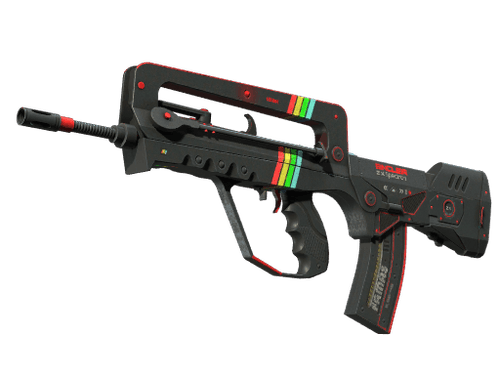 FAMAS | ZX Spectron (Battle-Scarred)