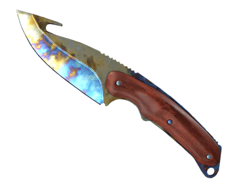 ★ StatTrak™ Gut Knife | Case Hardened (Well-Worn)