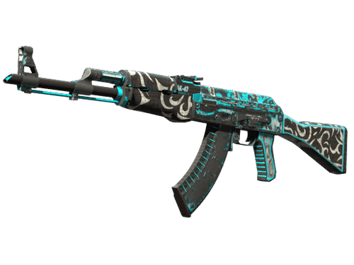StatTrak™ AK-47 | Frontside Misty (Battle-Scarred)
