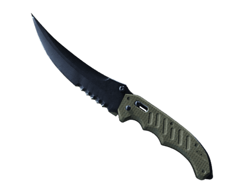 ★ StatTrak™ Flip Knife | Blue Steel (Battle-Scarred)