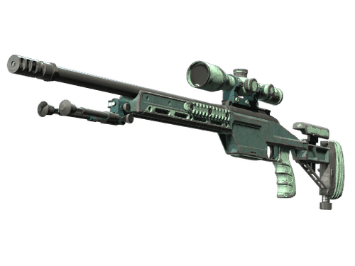 Souvenir SSG 08 | Blue Spruce (Battle-Scarred)