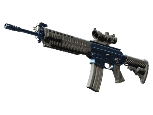 Souvenir SG 553 | Anodized Navy (Factory New)
