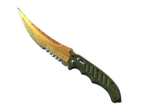★ StatTrak™ Flip Knife | Lore (Well-Worn)