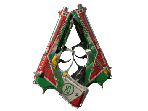 Souvenir Dual Berettas | Twin Turbo (Battle-Scarred)