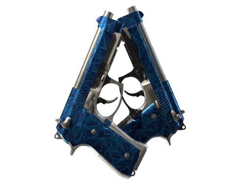 Souvenir Dual Berettas | Cobalt Quartz (Minimal Wear)