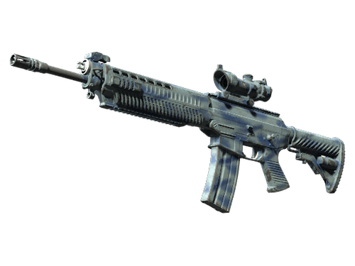 SG 553 | Wave Spray (Well-Worn)