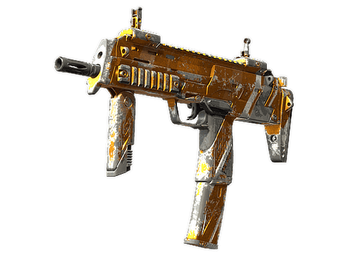 MP7 | Amberline (Battle-Scarred)