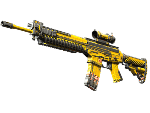 Souvenir SG 553 | Hazard Pay (Well-Worn)