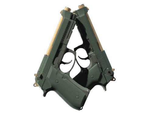 Souvenir Dual Berettas | Contractor (Well-Worn)