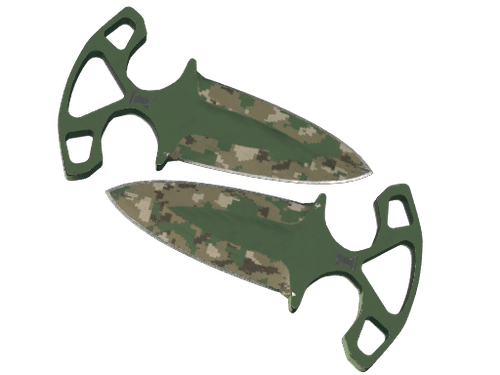★ StatTrak™ Shadow Daggers | Forest DDPAT (Well-Worn)