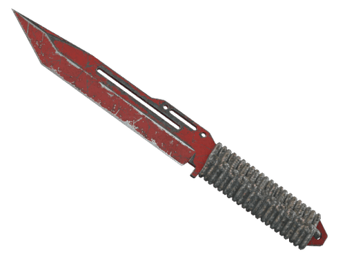 ★ Paracord Knife | Crimson Web (Battle-Scarred)