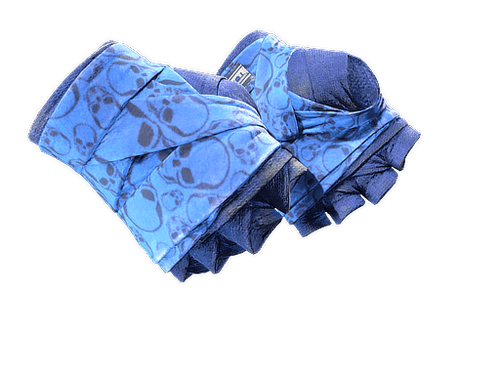 ★ Hand Wraps | Cobalt Skulls (Field-Tested)