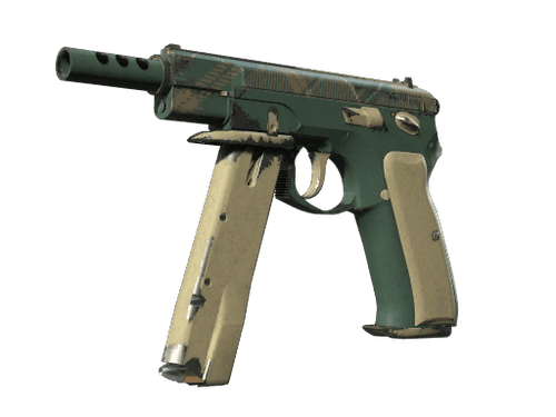 CZ75-Auto | Green Plaid (Well-Worn)