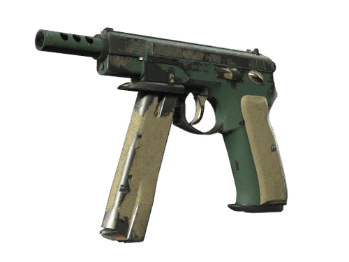 CZ75-Auto | Green Plaid (Battle-Scarred)