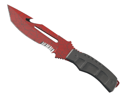 ★ Survival Knife | Crimson Web (Well-Worn)