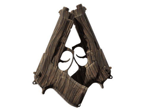 Dual Berettas | Drift Wood (Factory New)