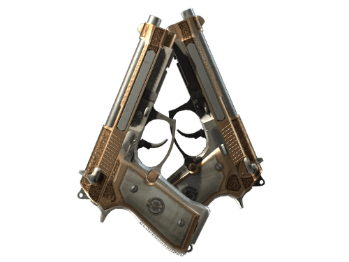 StatTrak™ Dual Berettas | Cartel (Minimal Wear)