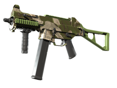 UMP-45 - Green Swirl