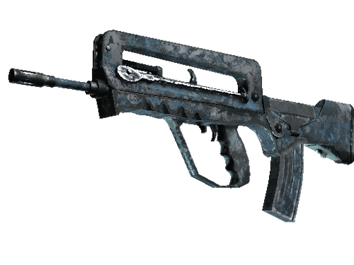 Souvenir FAMAS | Cyanospatter (Battle-Scarred)