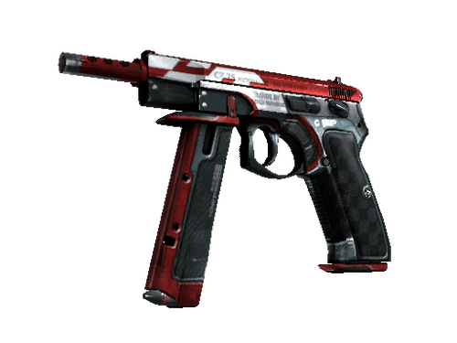 StatTrak™ CZ75-Auto | Red Astor (Field-Tested)