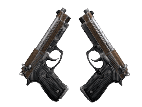 StatTrak™ Dual Berettas | Tread (Battle-Scarred)