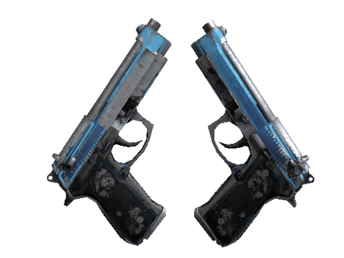 StatTrak™ Dual Berettas | Urban Shock (Battle-Scarred)