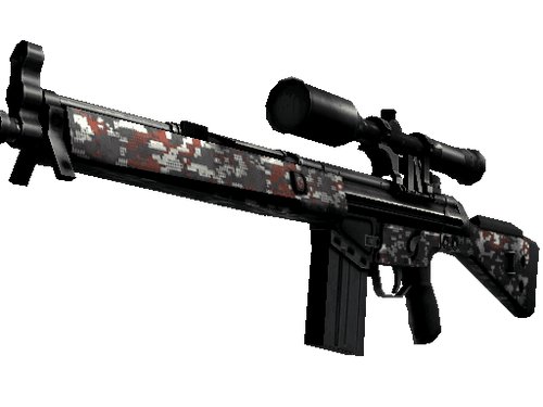 StatTrak™ G3SG1 | Digital Mesh (Battle-Scarred)