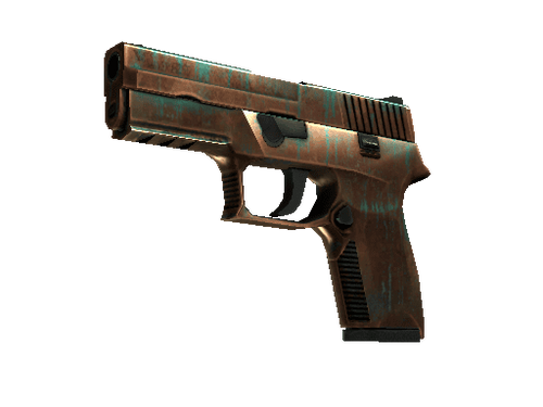 StatTrak™ P250 | Verdigris (Minimal Wear)