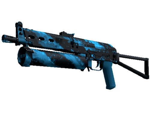 StatTrak™ PP-Bizon | Blue Streak (Minimal Wear)