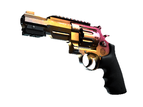 StatTrak™ R8 Revolver | Fade (Well-Worn)