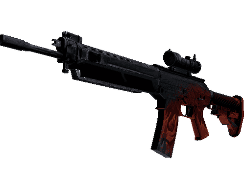 StatTrak™ SG 553 | Darkwing (Battle-Scarred)