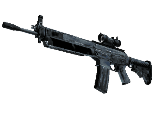 StatTrak™ SG 553 | Wave Spray (Battle-Scarred)