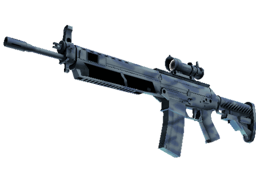 StatTrak™ SG 553 | Wave Spray (Factory New)