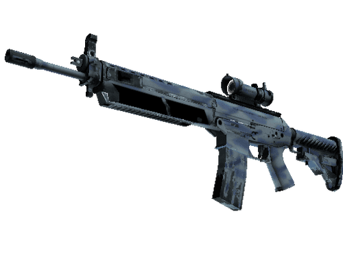 StatTrak™ SG 553 | Wave Spray (Well-Worn)