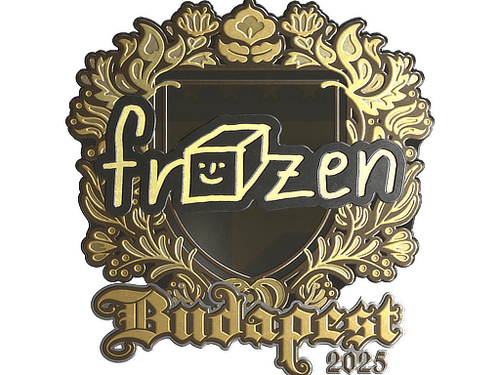 Sticker | frozen (Gold) | Budapest 2025