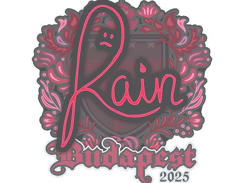 Sticker | rain | Budapest 2025